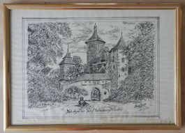 "Kobolzeller Tor" gerahmt signiert Bob Smith