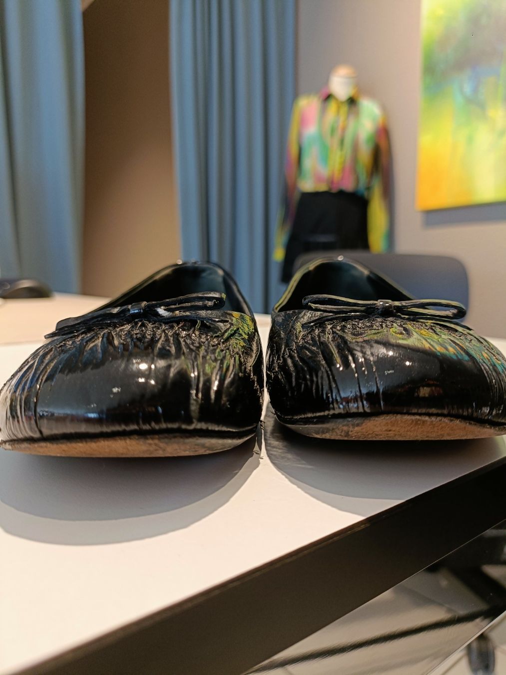 Prada Scarpe da donna: Prada Ballerinas Lackleder Schwarz, Grösse 37 – Usato da Zollikofen venduto da Proseco 3