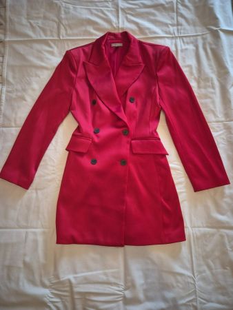 🧥Robe blazer H&M taille 36 rouge foncé - look tendance