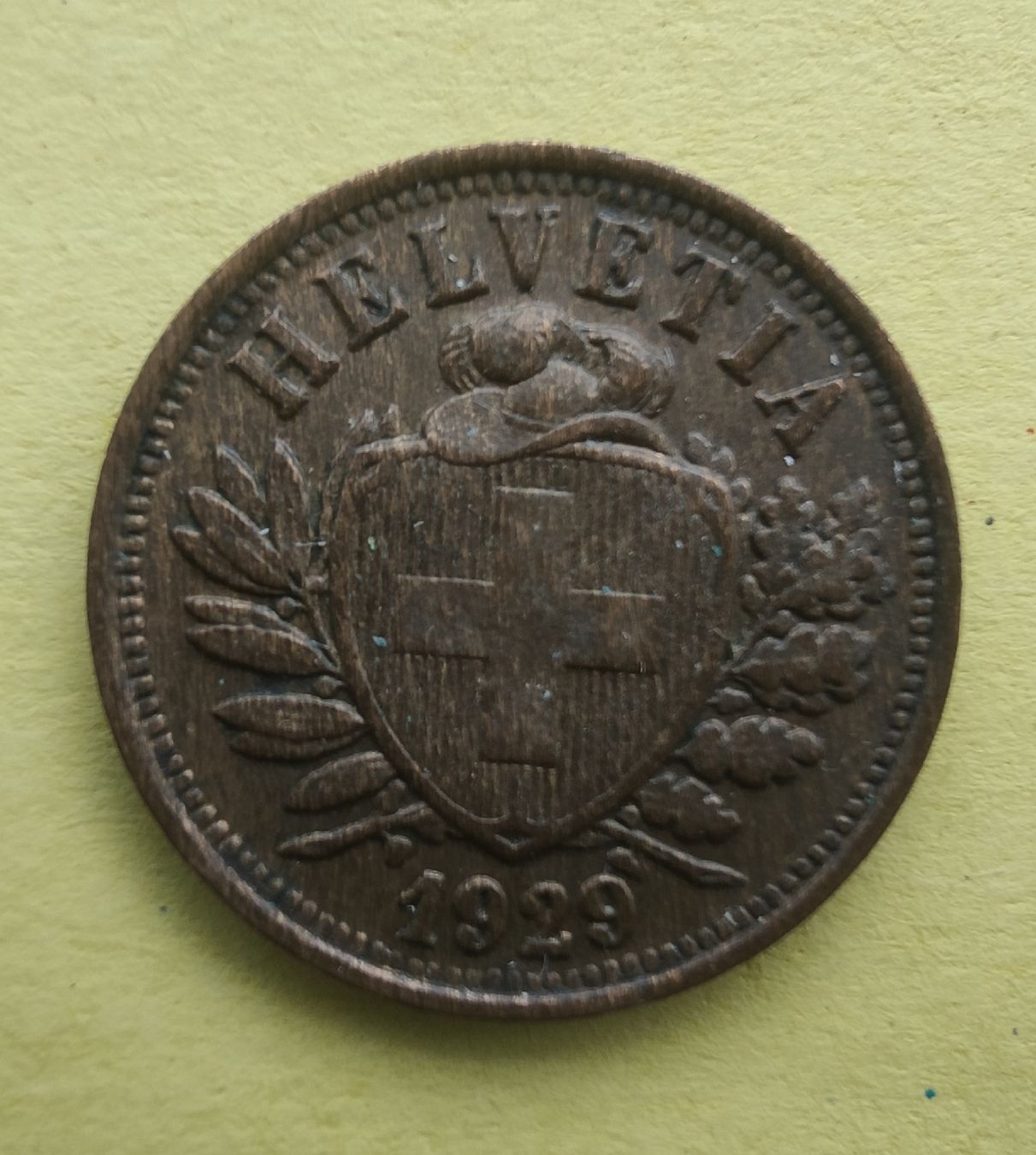 Tutti le monete: 2 Rappen 1929 – Usato da chur venduto da Hmars 1