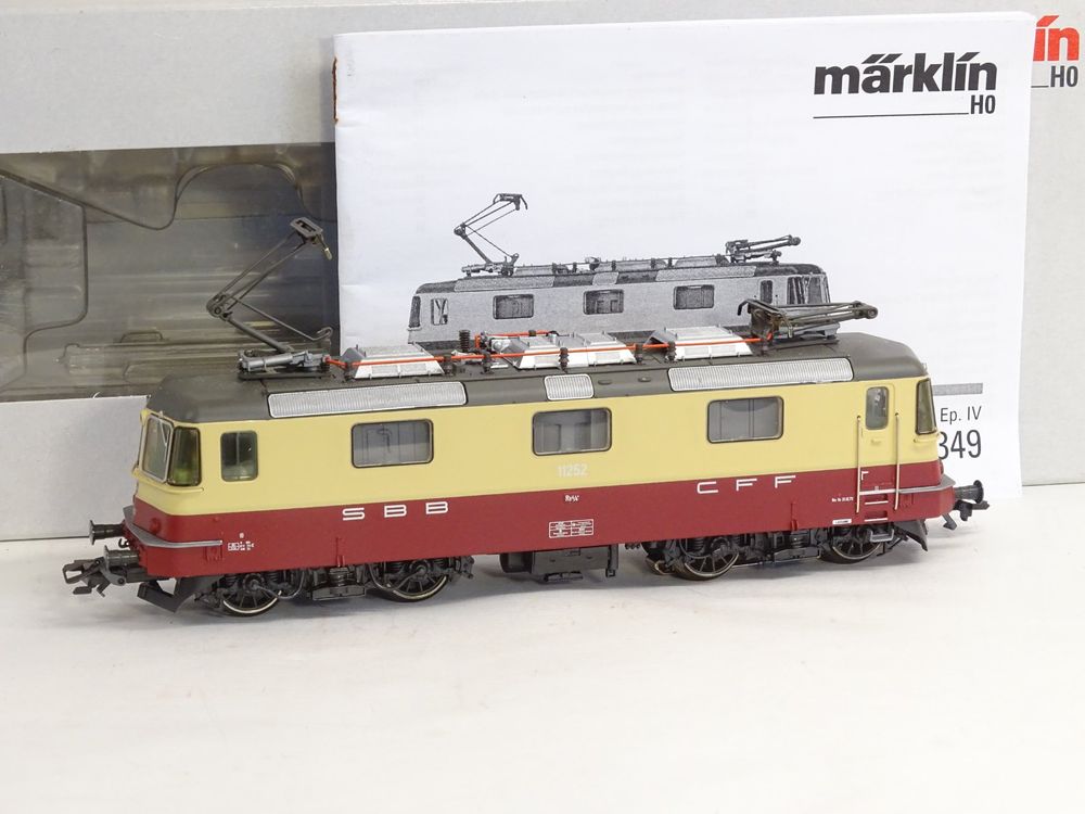 Märklin 37349 Elektrolok SBB Re4/4 TEE Digital/Sound H0,WS (Gebraucht ...