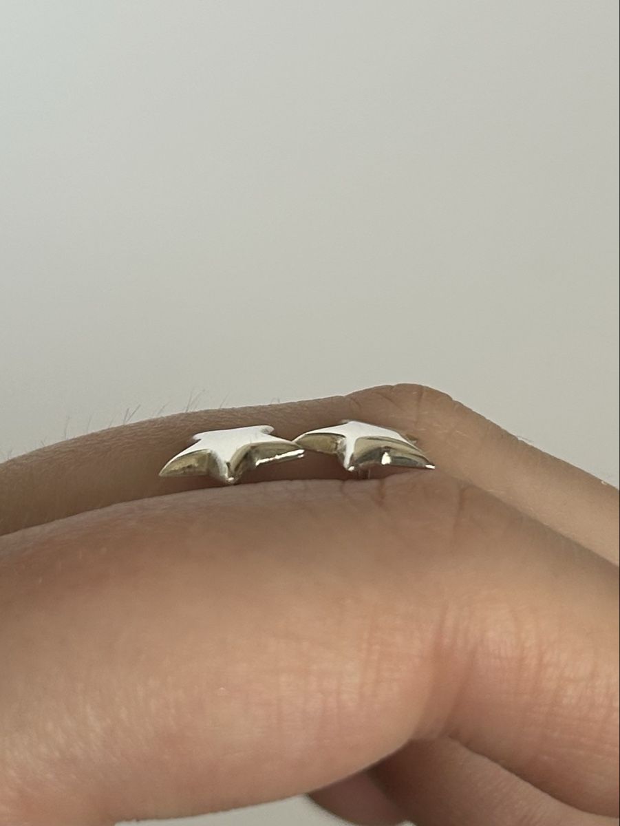Orecchini pendenti & Orecchini a lobo: Sterling Silber Stern Ohrringe – Usato da Bern venduto da Ilikebluegems 1