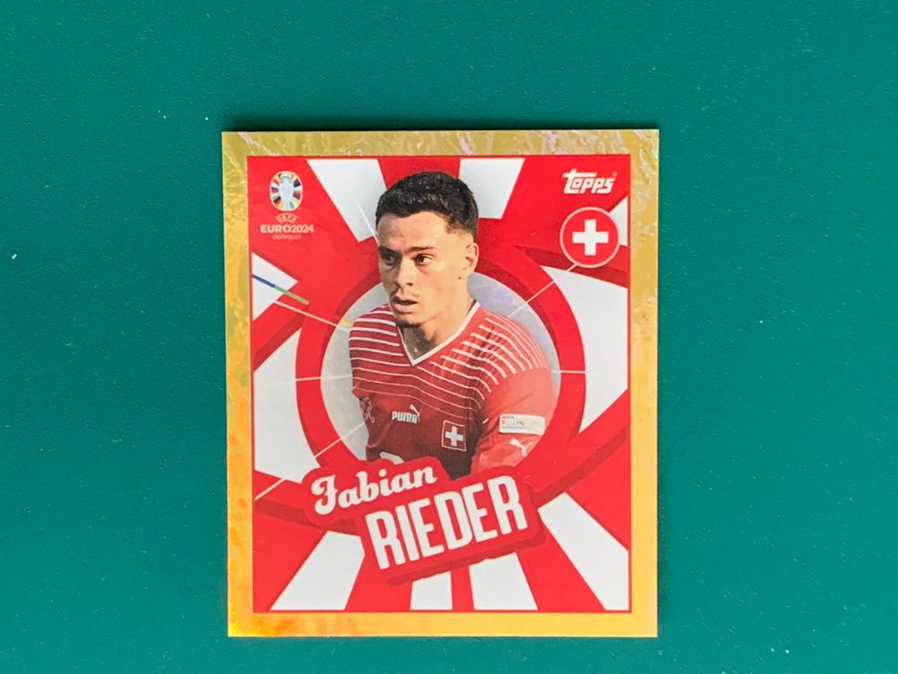 TOPPS EM 2024 / GOLD - SUI PTW - FABIAN RIEDER | Kaufen auf Ricardo