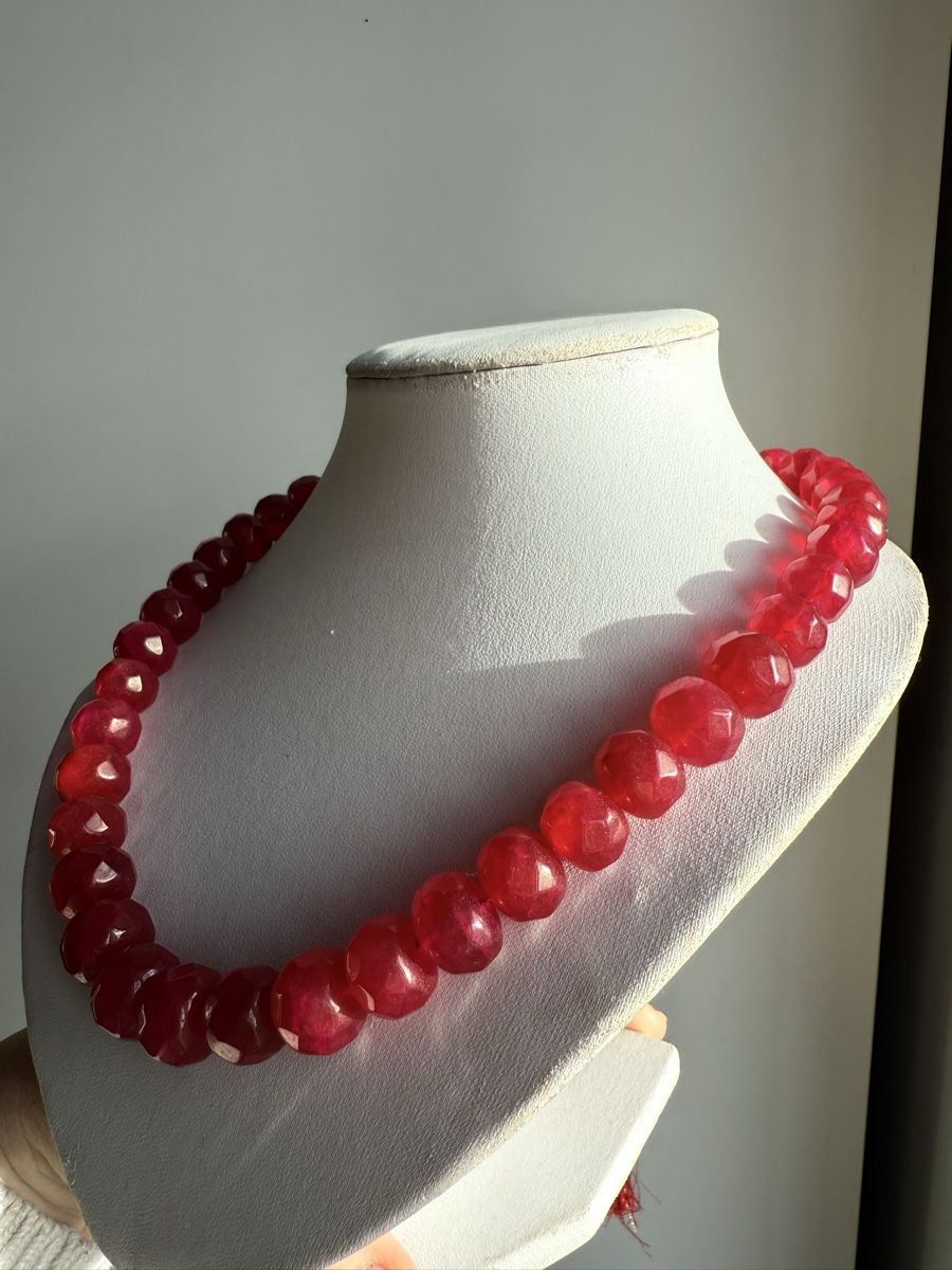 Catenine: Rote Jade Kette NEU – Nuovo e nell'imballaggio originale da Basel venduto da Chili007 4