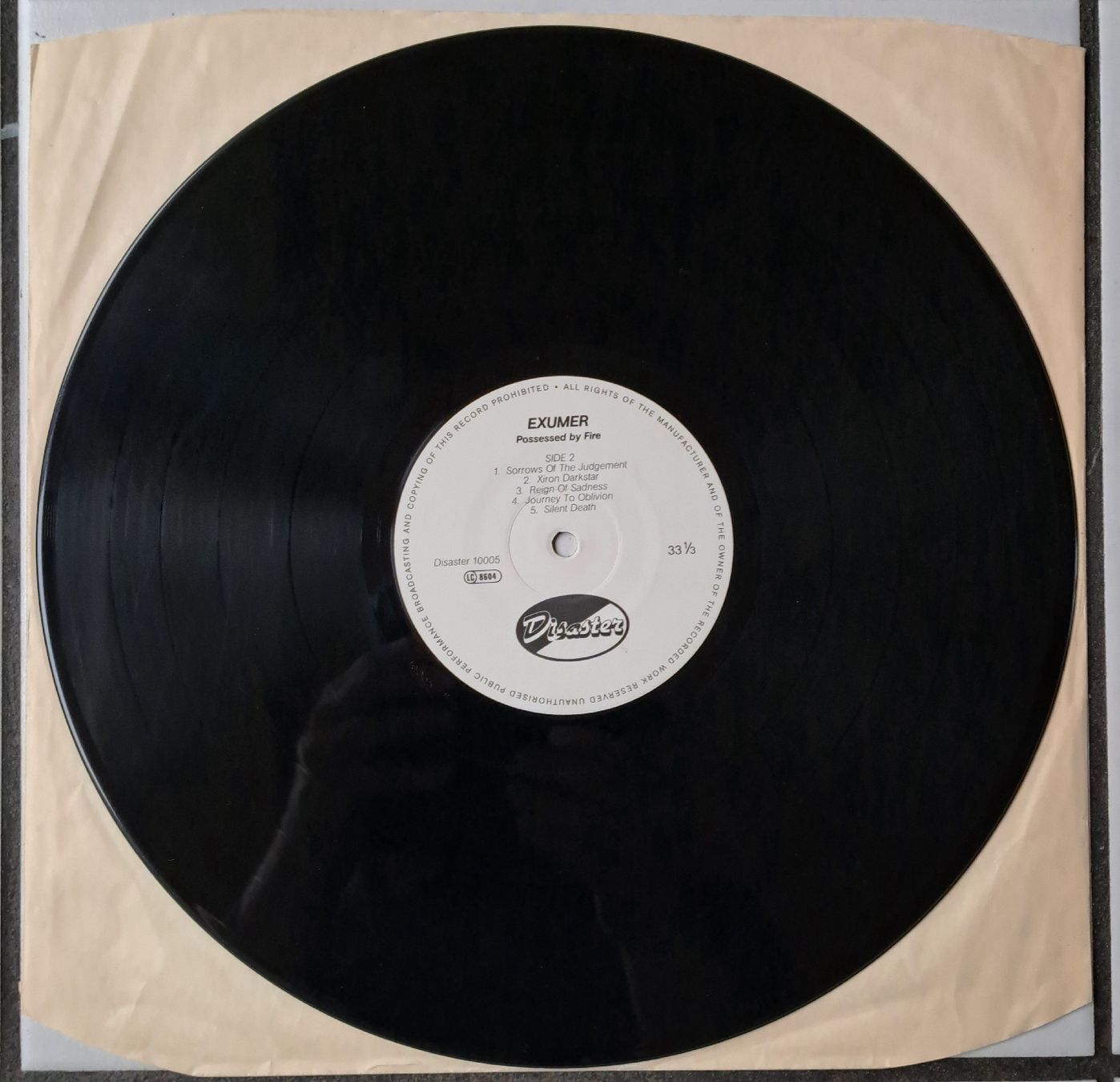 Dischi in vinile: Exumer - Possessed by Fire - LP -White Label Erstpressung DE – Usato da Solothurn venduto da Temple_of_Triton 3
