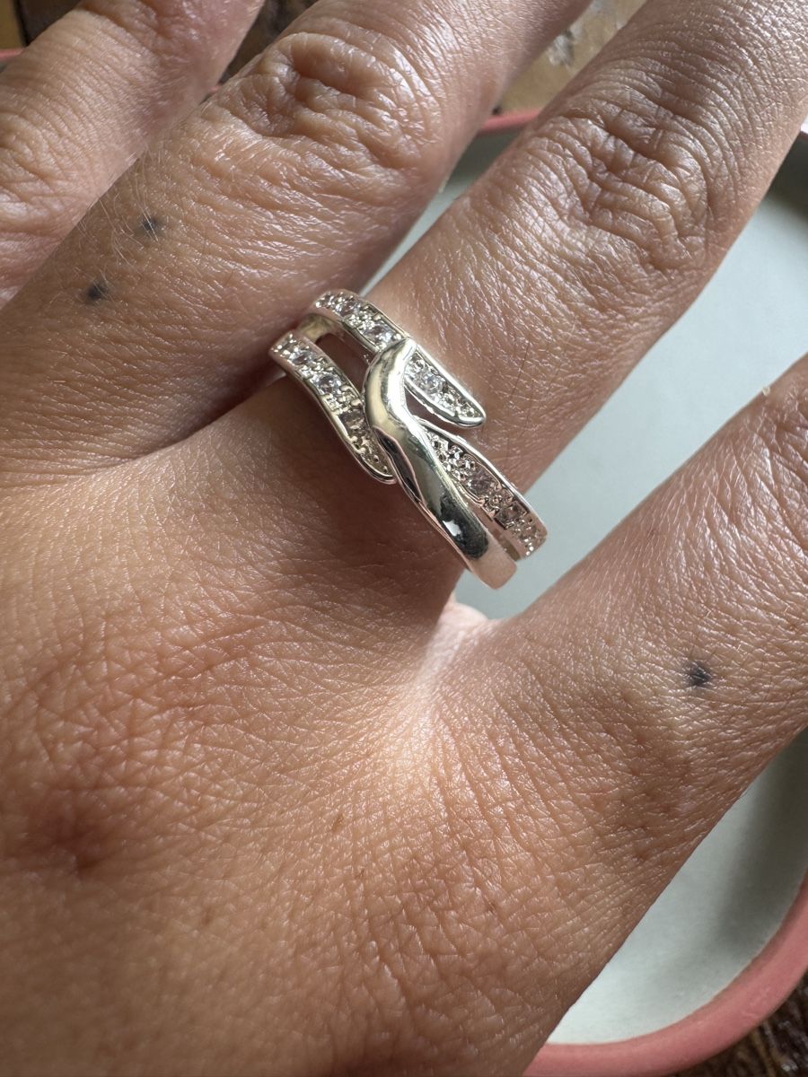 Ringe: Silberring 925 mit Zirkonia  – Gebraucht aus Männedorf von mariadelrocioeberle 1