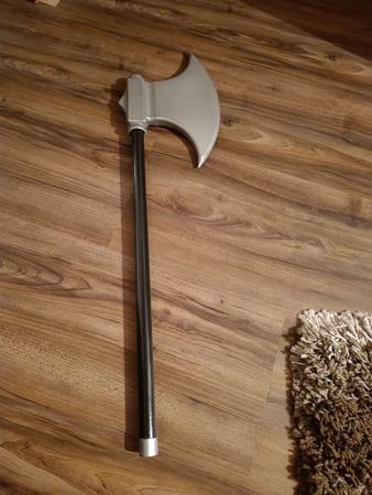 Axt aus Plastik, Deko Axt für LARP oder Halloween!