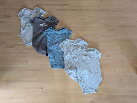 5x Kurzarmbodys Gr. 98