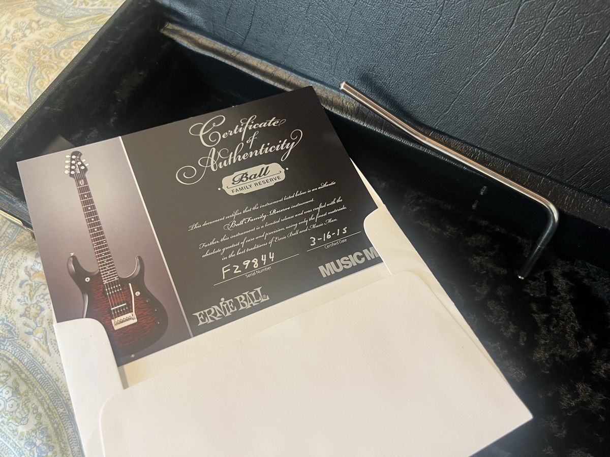 Music Man Musikinstrumente: Music Man John Petrucci BFR 7 String JP Black Burst – Gebraucht aus Giubiasco von telecaster0041 8
