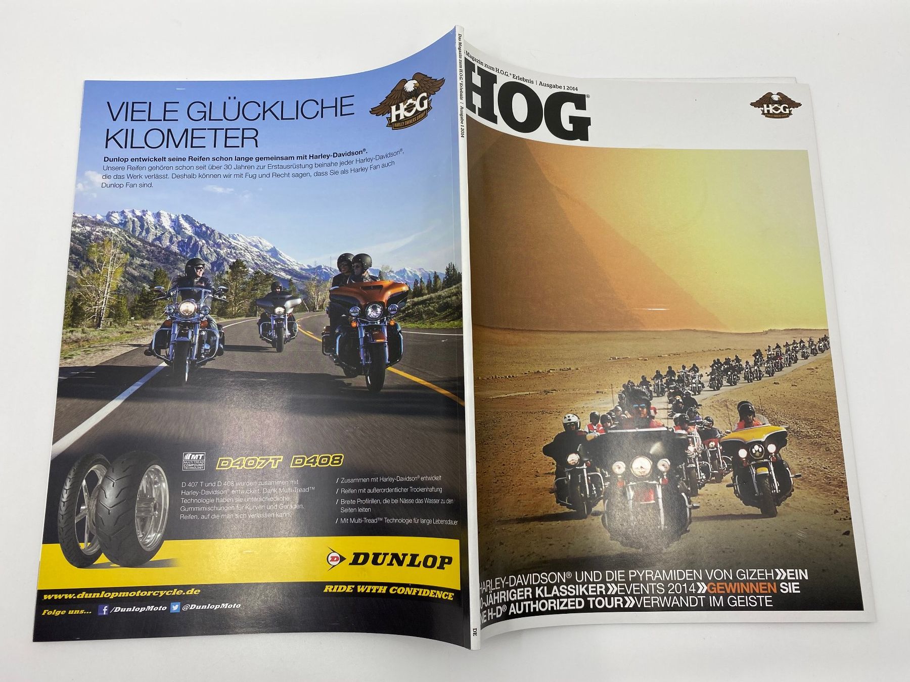 Riviste & Magazine: Harley Owners Group HOG Magazine 2014 – Usato da Langwiesen venduto da Restposten-24 2