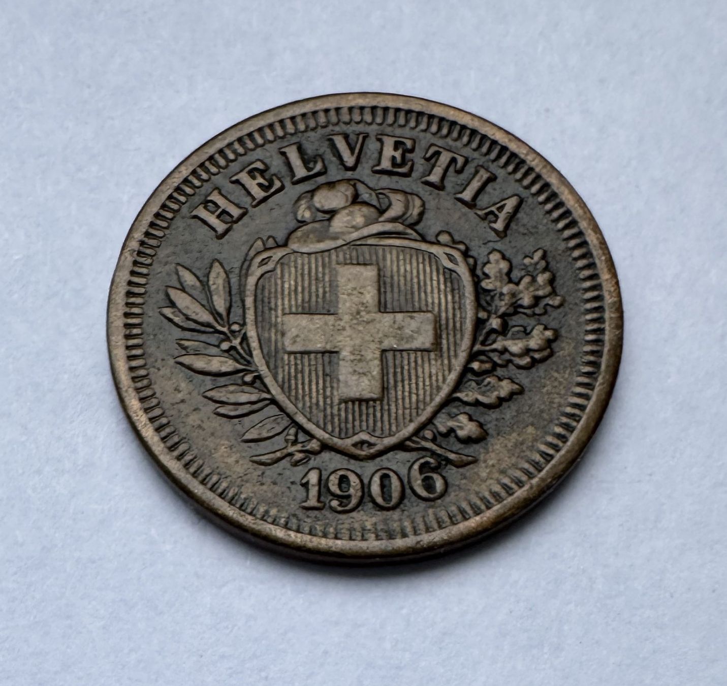 Tutti le monete: 1906 1 Rappen vz+ – Usato da Kirchberg SG venduto da Helveticus00