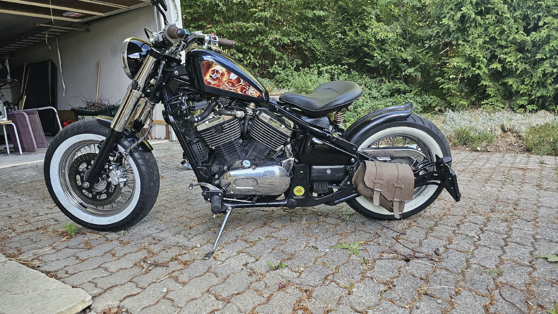 Kawasaki Cruisers: vn800 bobber  – D'occasion à St Pierre de Clages par teixeirav