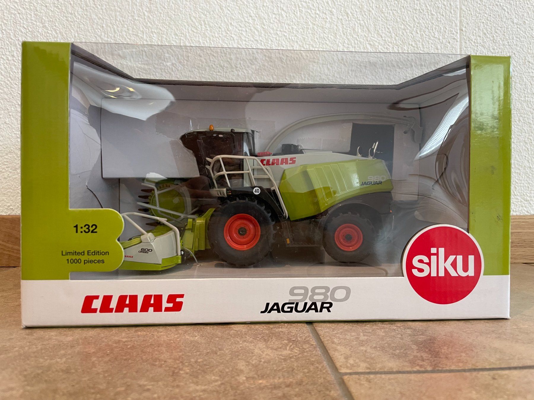 Claas Trattori: SIKU Claas Jaguar 980 – Nuovo e nell'imballaggio originale da Kreuzlingen venduto da Stefan1150 5