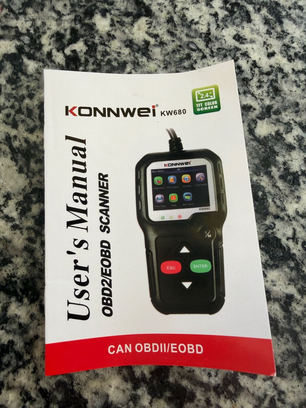Mesurer: KONNWEI KW680 OBD2 Diagnosegerät – Neuf (Voir description) à Zollikofen par TrendMaster24 1