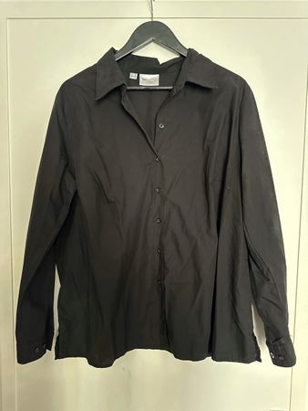 Chemisier noir en coton Taille 48