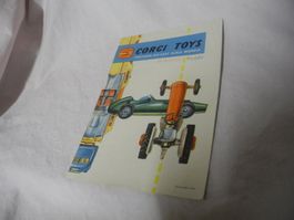 CORGI TOYS  KATALOG  VON 1959 FÜR DIE SCHWEIZ  TOP