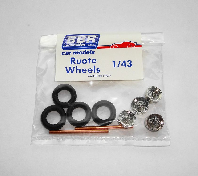 BBR Car Models R 9 Ruote Räder Wheels Set 1:43 | Kaufen auf Ricardo