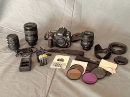 Nikon D800 DSLR Kamera Vollformat FX + 2 Objektive + Zubehör