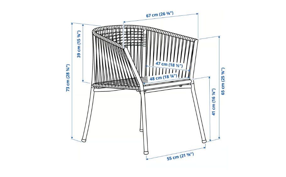 Ikea Sedie: IKEA SEGERÖN chaise extérieur, vert foncé – Usato da Riddes venduto da IKEA_Riddes 2