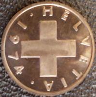 2 Rappen 1974 stgl. / aus Münzsatz