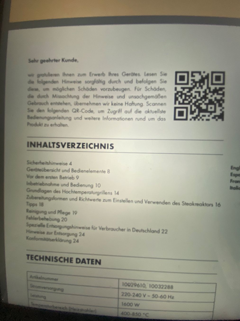 Grills: Hochtemperatur Grill Klarstein – Neu (gemäss Beschreibung) aus Uerikon von Vonkamo 6