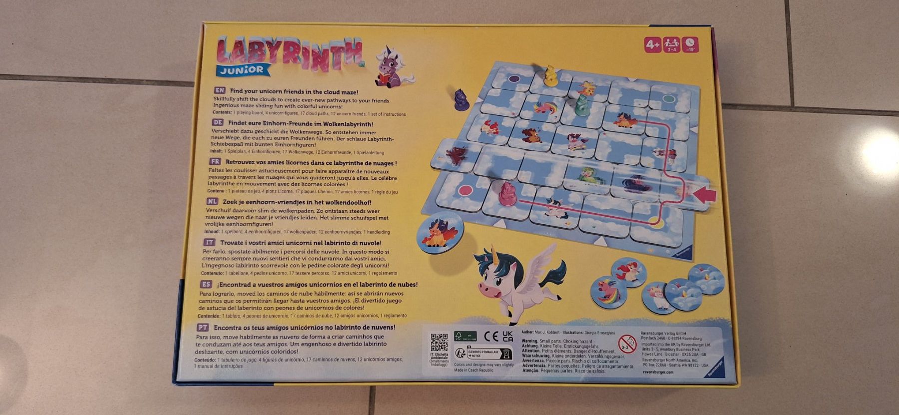 Ravensburger Giochi: Ravensburger Labyrinth Junior Einhorn – Nuovo (secondo la descrizione) da Richterswil venduto da uscars 1