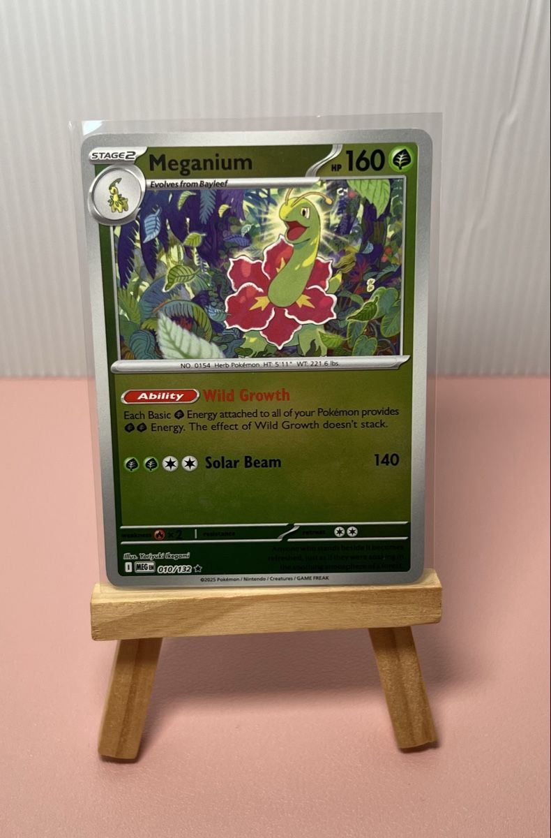 Pokémon Carte collezionabili: Pokemon Meganium 010 Reverse Holo EN – Nuovo (secondo la descrizione) da Langenthal venduto da EceSuzu