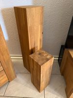Deko Blumensäule Dekoständer Holzsäule Holz Eiche