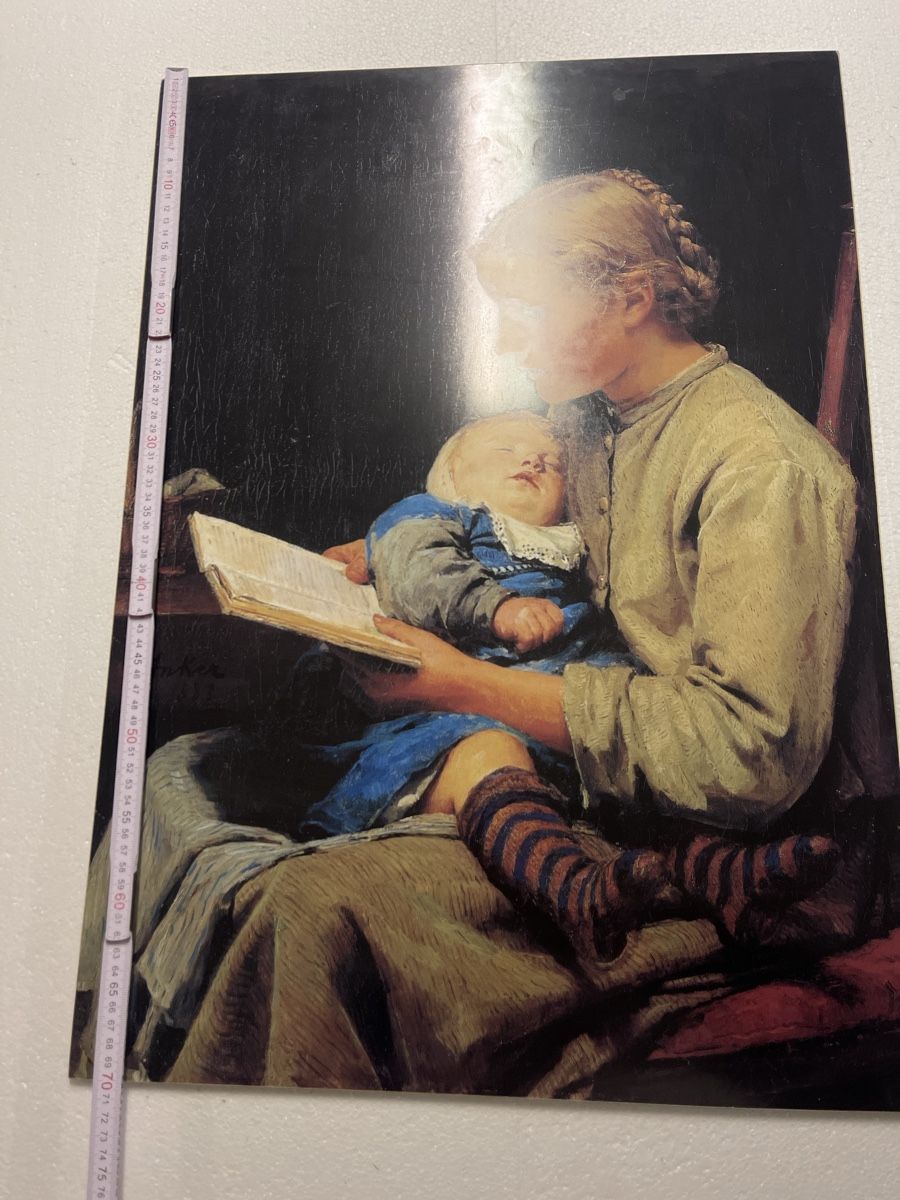 Foto & Immagini: Albert Anker "Friedliche Stunden" Bild Nr. 58 von 990 – Usato da Hergiswil NW venduto da Antik-Edel 6