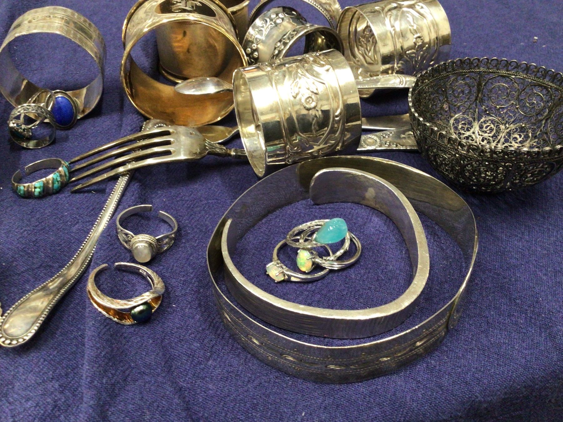 Jezler Set di piatti: Lot objets et bijoux arg 800 et 925 – Usato da ORBE venduto da mar_j9rz 8