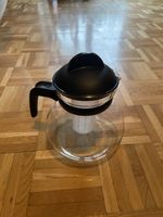 Glas-Teekanne mit Sieb & Deckel, 2L, Top Zustand, für kalte 