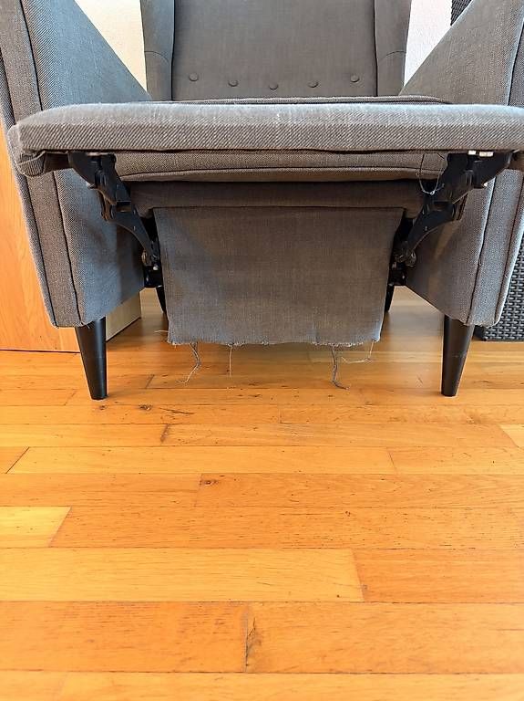 Sessel: IKEA Ohrensessel mit Relaxfunktion  grau – Gebraucht aus Uttwil von TFuchs 2
