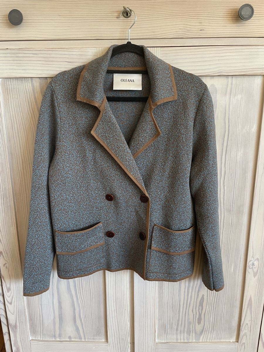 Oleana Giacche: Neu Edler Oleana Blazer Wolle/Seide, 38/40 oder L – Nuovo (secondo la descrizione) da Basel venduto da non_vn79 1