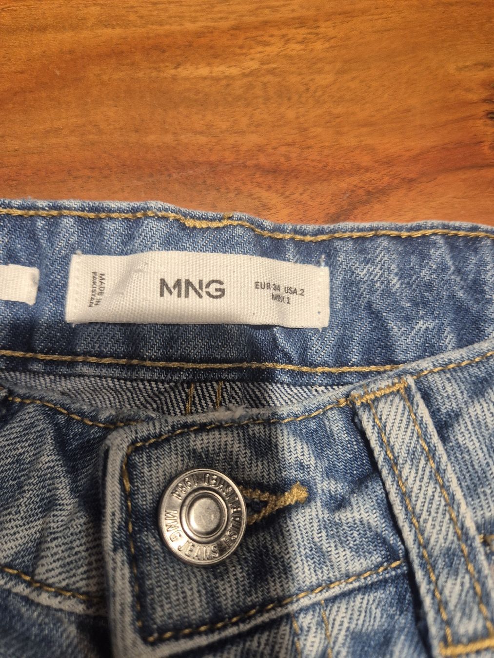 Mango Pantaloni: Mango Jeans Shorts, hellblau, Grösse 34 – Nuovo (secondo la descrizione) da Kollbrunn venduto da mela_nie 3