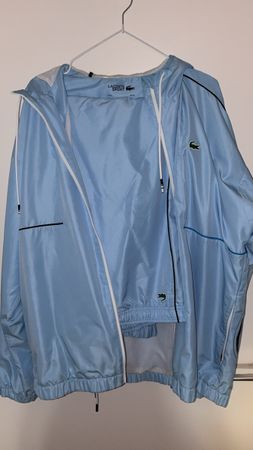 Veste Lacoste homme bleu clair taille 40 état neuf
