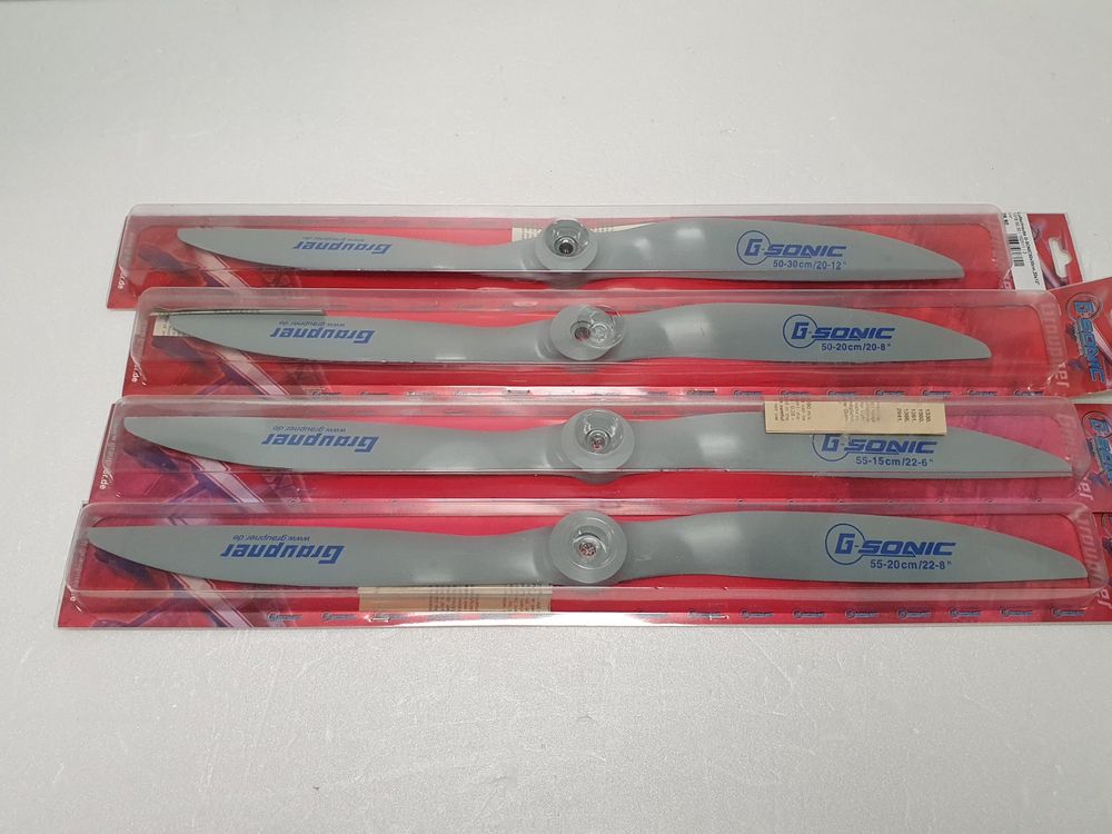 4x Graupner Propeller G-Sonic 20 + 22