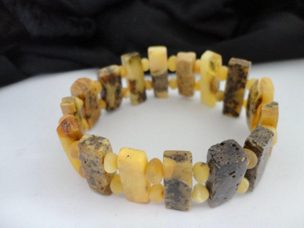 Bracciali & Braccialetti: Armband Bernstein/Amber/Ambre  echt – Nuovo (secondo la descrizione) da Biberist venduto da tl-schmuck 1