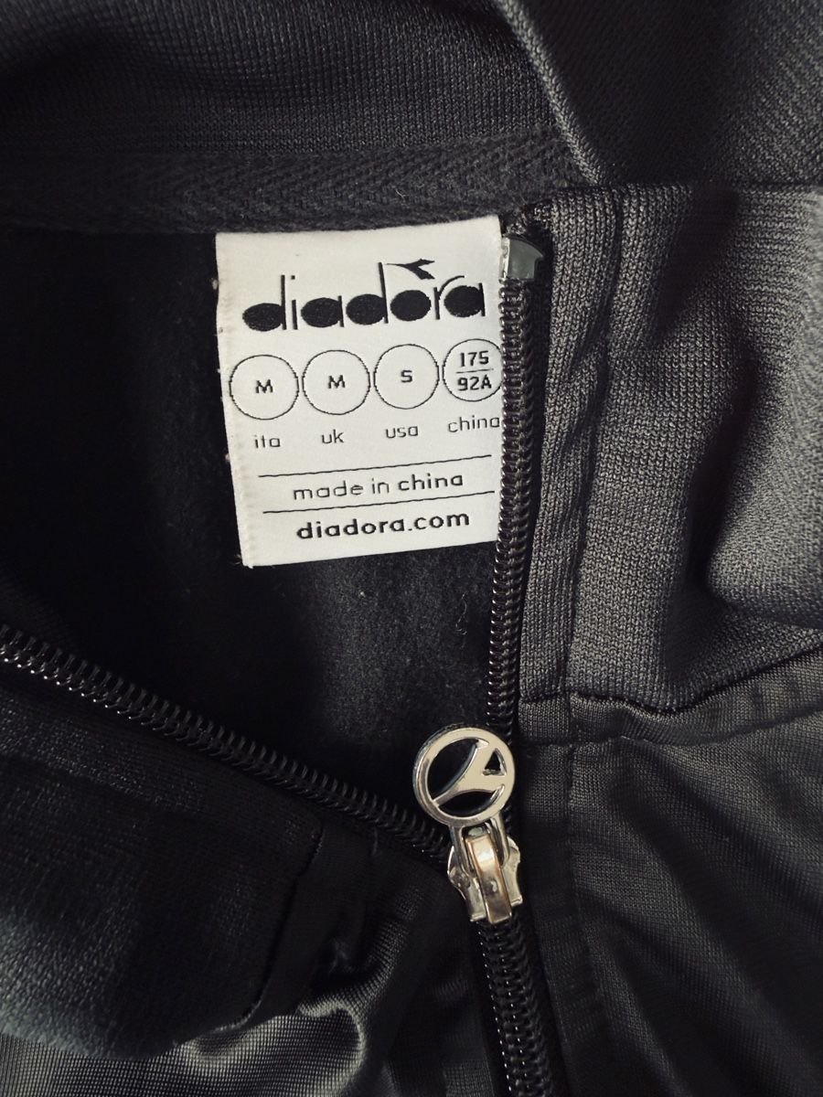 Diadora Giacche: Diadora Track Jacket schwarz, Grösse M – Usato da Neuendorf venduto da Bleu_primitif 2