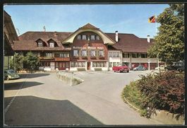 Zäziwil, Zum Weissen Rössli, Oldtimer, gelaufen 1968