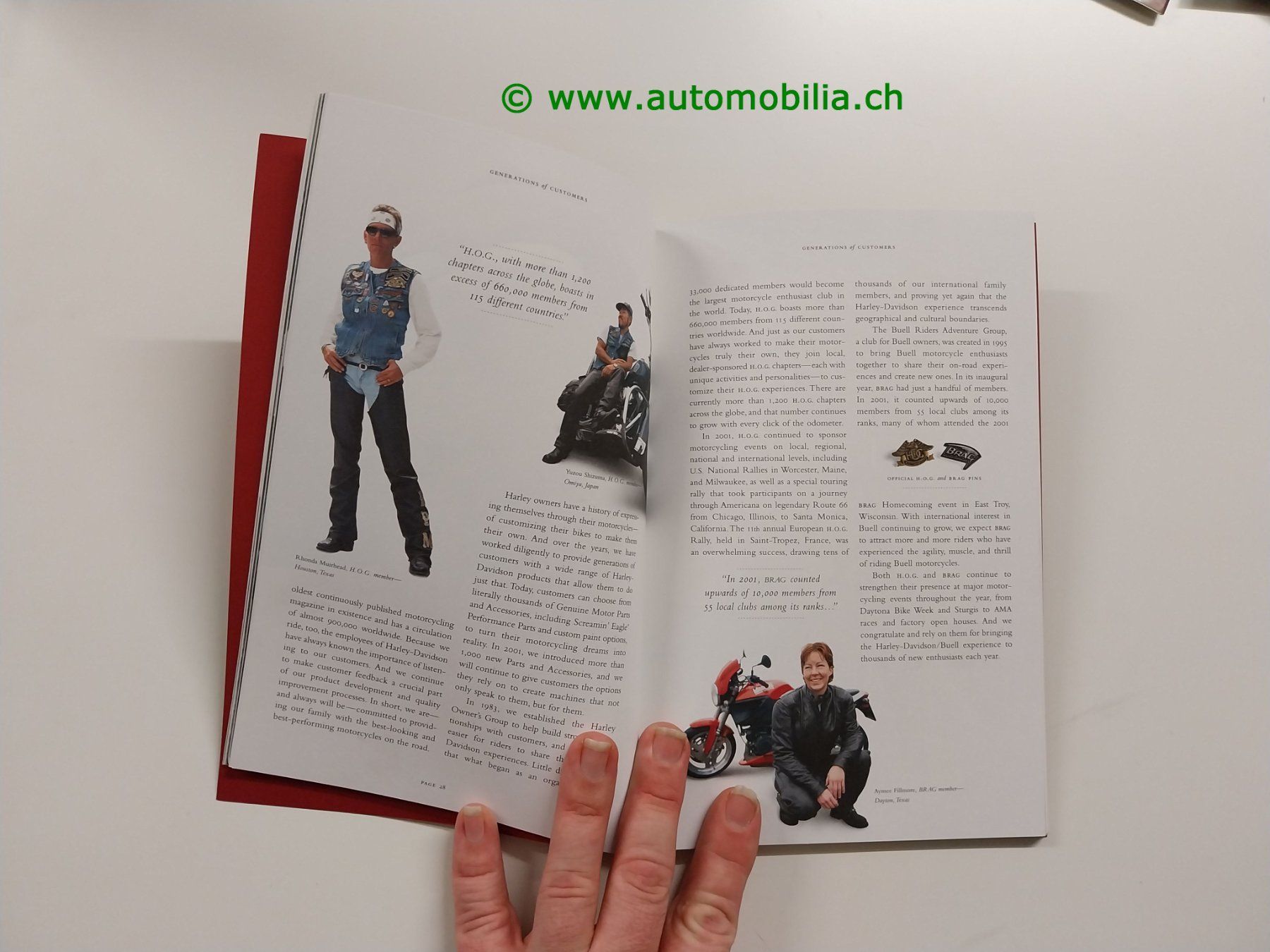 Dokumente: Harley Davidson 2001 Annual Report englisch – Gebraucht aus Weingarten-Kalth von Bettelbruenneli 3