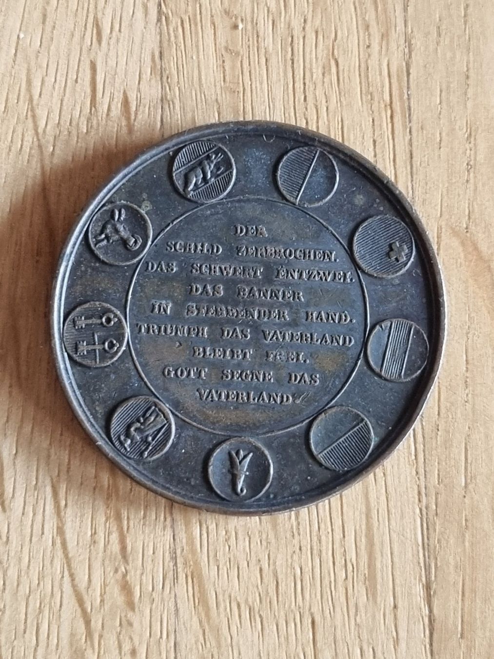 Medaglie: Medaille Freischiessen zu Basel 1844 Bronze – Usato da Mels venduto da Goldenfalcon 1