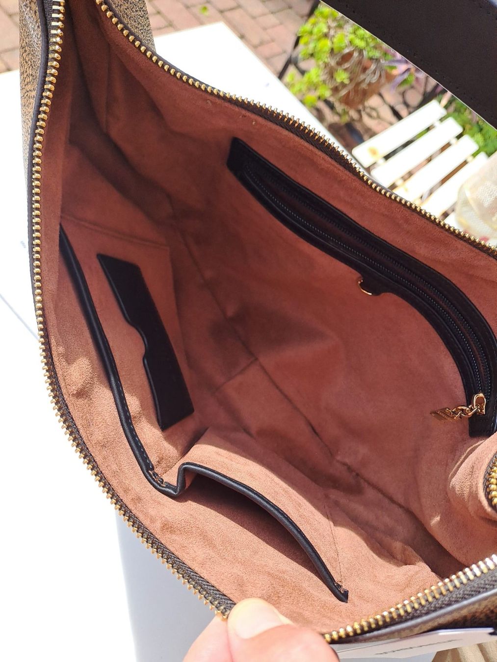 Borbonese Borse da donna: Borsa Borbonese- HOBO Medium OP Natural – Nuovo e nell'imballaggio originale da Ligornetto venduto da Pol63 3