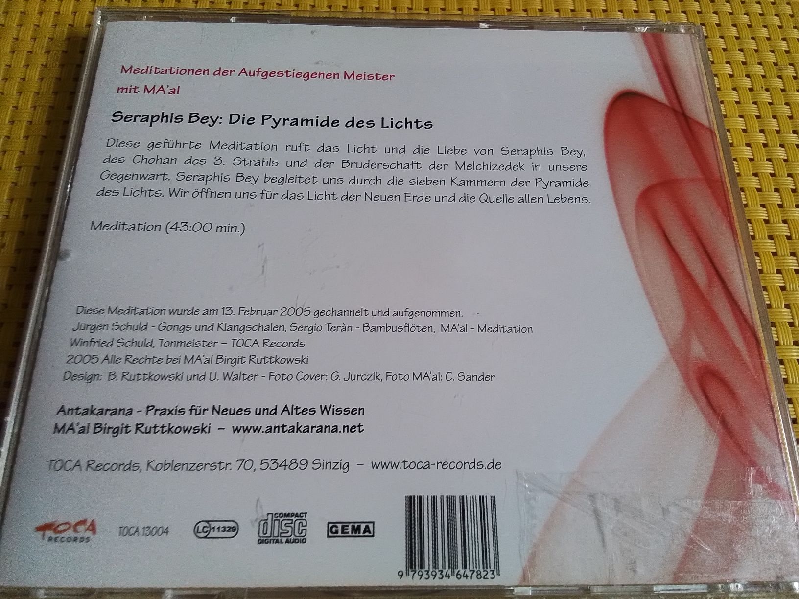 CD: CD - Seraphis Bey - Die Pyramide des Lichts – Usato da Rebstein venduto da Buchsi03 2