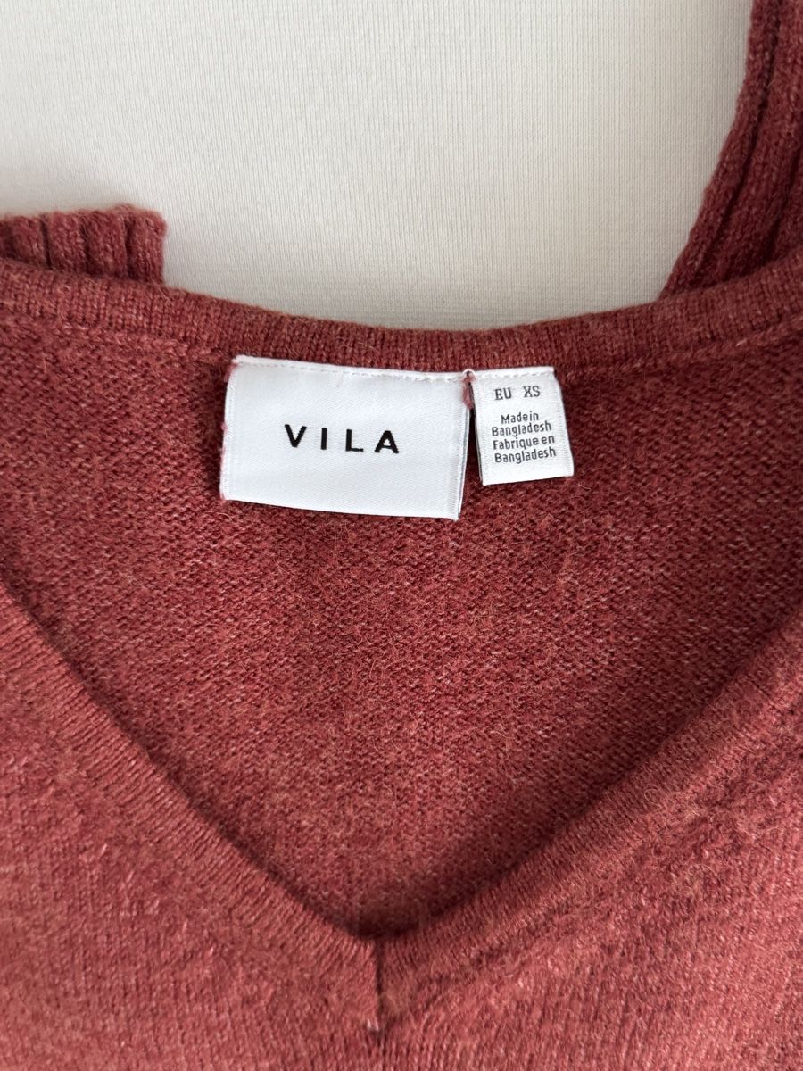 Vila Pullover & Sweatshirts: Vila Pulli XS, Herbst/Winter Strick, Bordeaux Top Zustand – Neu (gemäss Beschreibung) aus Oberbipp von jan_68pd 1