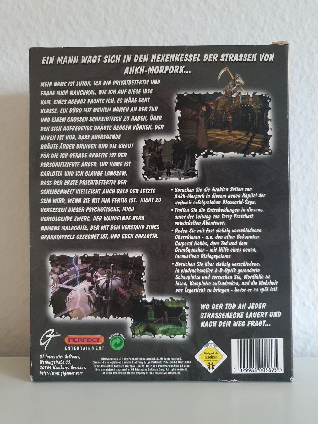 Spiele: PC Games Discworld Noir (1999) Big Box – Gebraucht aus Greifensee von perfectioN88 2