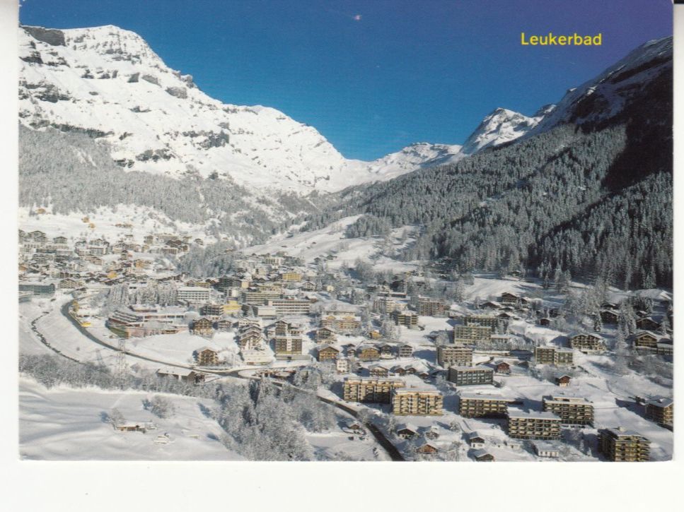 Ansichtskarten: Leukerbad 1994 – Gebraucht aus Bürglen TG von StampGraf