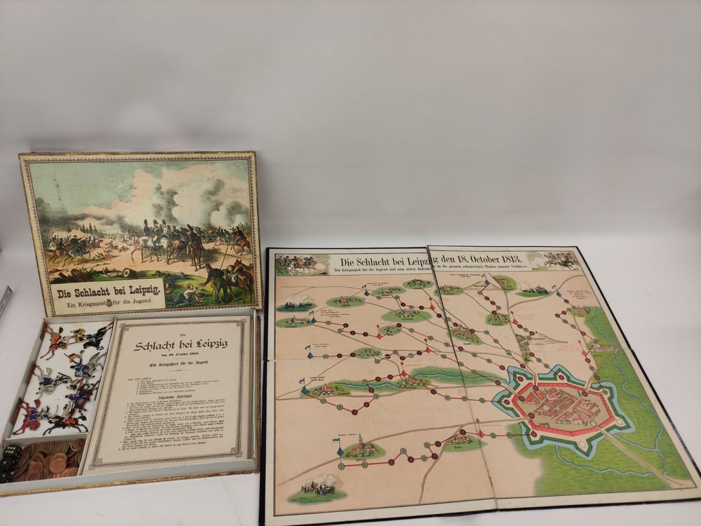 Antikes Spiel Schlacht bei Leipzig - Kriegsspiel für Jugend | Kaufen ...