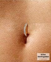 Bauchnabel Ring 925 Sterling Silber 12mm