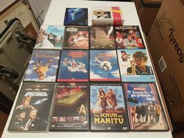 div. DVD's 13 Stk. + Reinigungsgerät