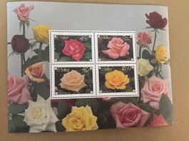 Briefmarken Ciskei Rosen - Top Zustand! Rarität!